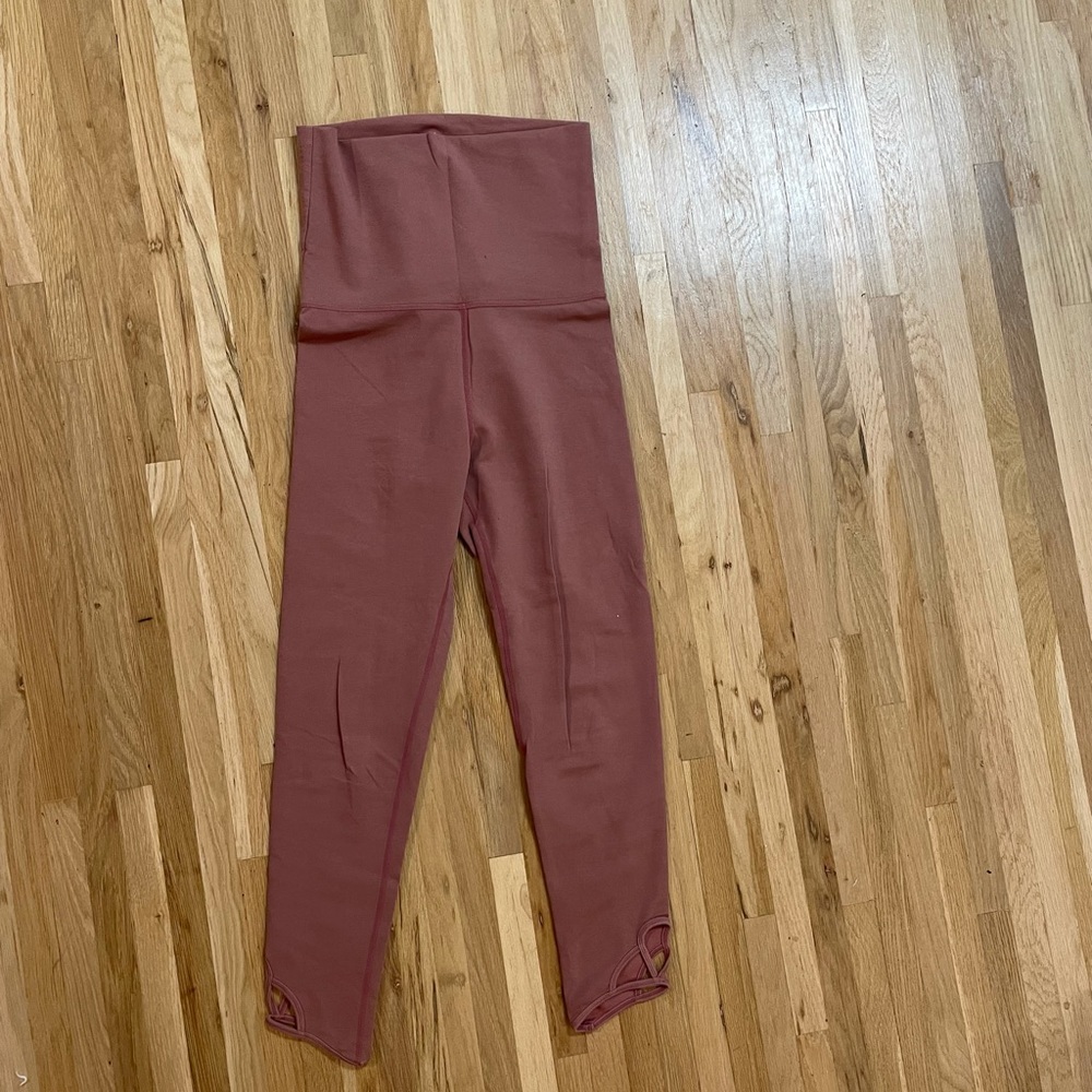 Mauve free people leggings